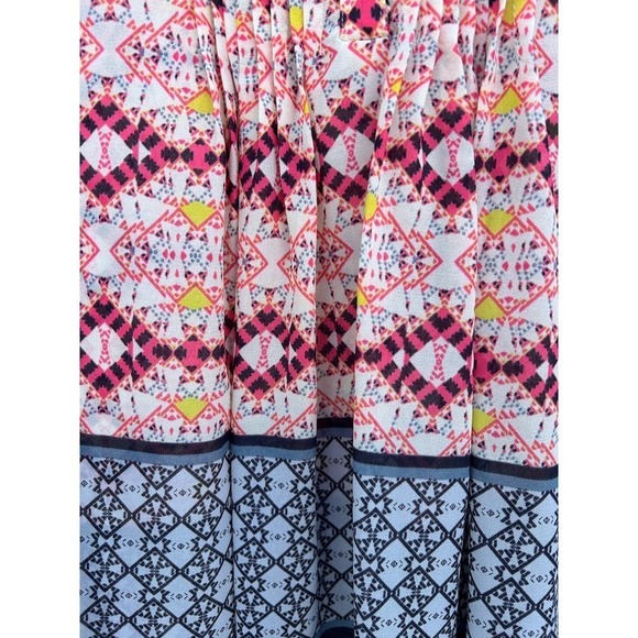 HD in Paris‎ Multi Pattern Tunic Top, Boho Print, Size 6 - Picture 2 of 5